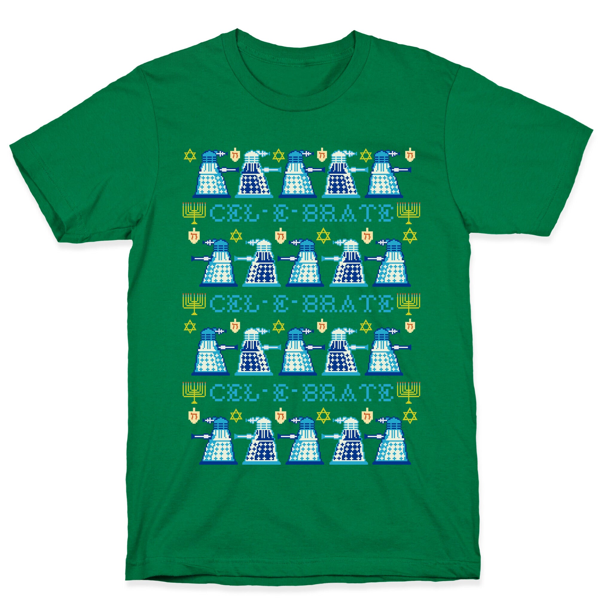 Dalek Hanukkah Sweater T-Shirt